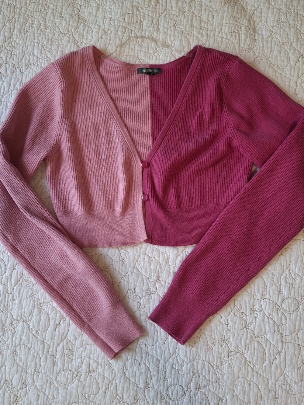 💖Wild Fable Two Tone Crop Top